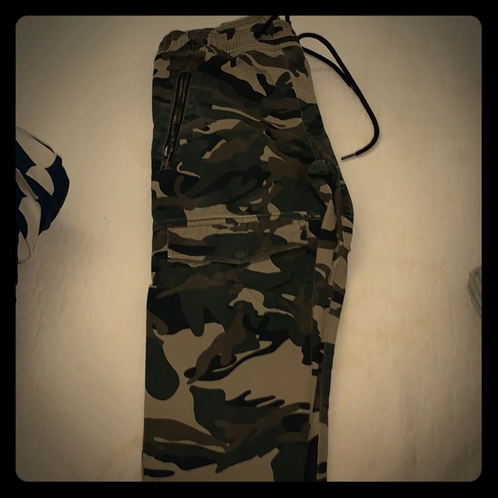 Camo cargo slim fit